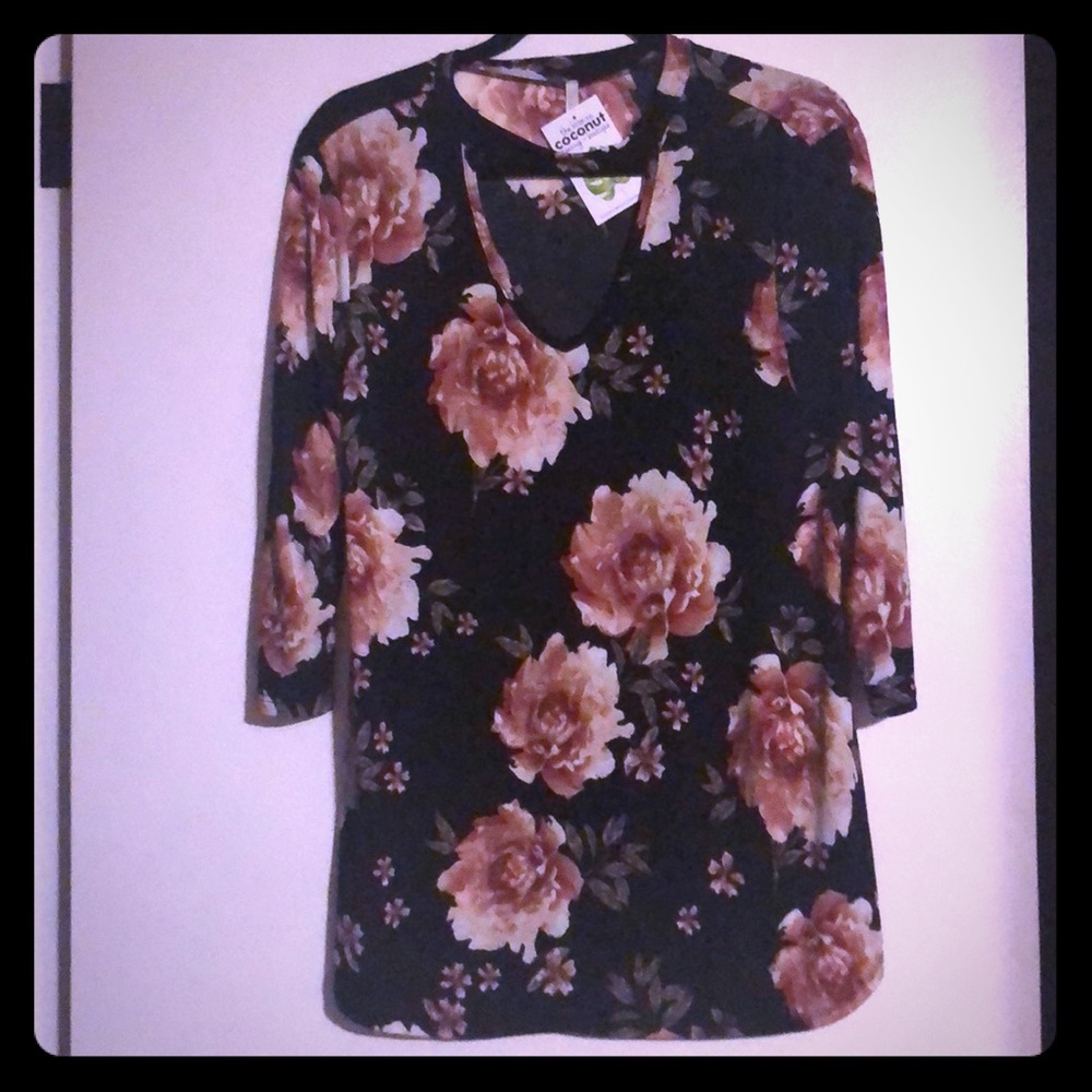 Floral shirt from local boutique